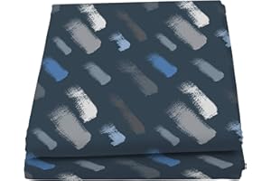 Italian Bed Linen Tizas de fantasía Lona para Cubrir Todo Estampada de 2 plazas, Microfibra, gessetti, 270x260 cm