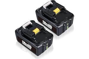 2 Stück 7.0Ah BL1860B Li-Ion Ersatzakku für Makita Akku 18V mit LED Indikator,Kompatibel mit BL1850B BL1850 BL1840B BL1840 BL1830 BL1835