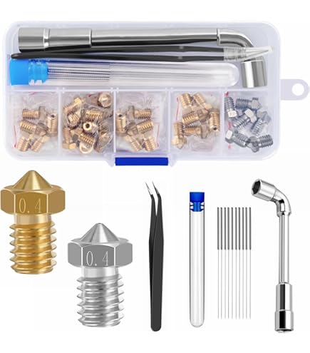 IdeaFormer Pack Of 5 Hardened Steel Volcano Nozzle 0.4 Mm, Volcano