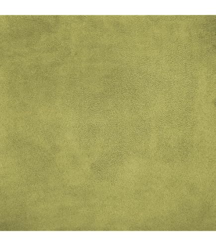 CRS Fur Fabrics Tessuto Finta Pelle Scamosciata Malva, 225g/m², 100% Poliestere, 1 Metro (150x100 Cm)