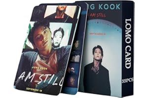 YUTO Jungkook Kpop Album I am Still Photocards Solo Album I am Still Photo Cards 55 PCS Kpop Lomo Card Set Regalo Merch per Ragazzi e Ragazze