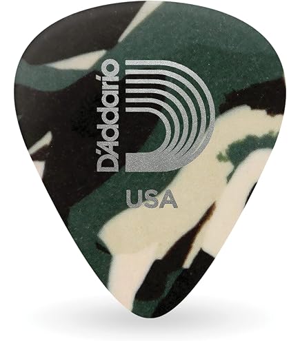 DAddario Accessories - Plettri Per Chitarra In Celluloide A Scacchiera Confezione Da 10 Pezzi~p113125964