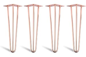 Holzwerk Hair Pin (Rose (Kupfer), HP 3 Stangen 41 cm (Sitzbank))