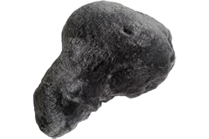 Naturasan Merino Sheepskin Bicycle Saddle Cover, Grey, 27 x 24.5 cm (Size S)