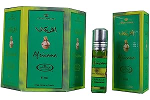 H-DISTRIBUTION Al-Rehab Africana - Caja de 6 aceites perfumes (6 ml)