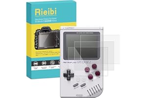 Rieibi Protector de pantalla para Retroflag GPi CASE 2, 0,33 mm 9H Dureza de película de vidrio templado para Retroflag GPi Case 2 Pantalla Anti-arañazos Ultra-transparente