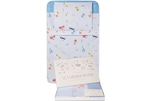 GOYSILA Drap Housse Cododo Bebe Next to Me Parure 4 Pièces 100% Coton Certifié Oeko-Tex Matelas 50x83 2 Draps Housse 1 Drap de lit 1 taies d'oreiller Berceau Next2me Chicco Kinderkraft (Machines)