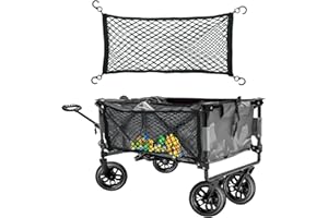 TOYMIS Stroller Wagon Cargo Net, 13.78 x 27.56 Inches Adjustable Retractable Stroller Cargo Net for Large Capacity Stroller Accessories Compatible with WONDERFOLD all W-Series Models (Black)