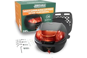 SECURA Valise moto Top Case 32L pour scooter et moto