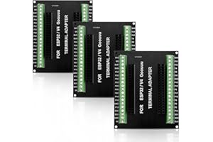 ‎HEEMOL Heemol 3 Stück für ESP32 GPIO Breakout Board für 38PIN 25,5 mm für ESP32 Entwicklungsboard Erweiterungsboard für ESP32 Steckbrett
