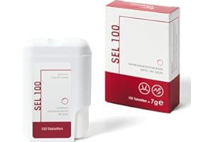 MEDIVITAL SELEN hochdosiert 100μg VEGAN - für gesunde Nägel, Haare & eine starkes Immunsystem im praktischen Klickspender - 100 Tabletten, Made in Germany