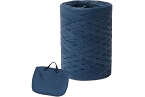 Raphia pour Crochet – 492 Ruban Papier Raphia pour Bricolage, Ruban Papier d'emballage, Ruban Bricolage pour Crochet, Tissage, Bricolage, décoration d'emballage Cadeau Cypreason
