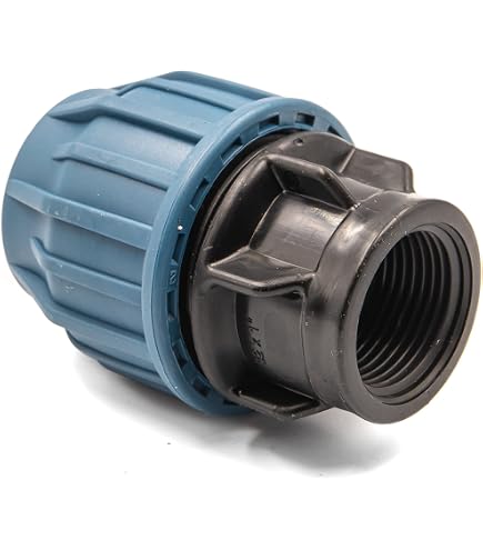 Gebo Plast T-Stück Mit Außengewinde – PE-Klemmfitting Für Trinkwasserleitung, DVGW-geprüft, 25 X 3/4 X 25 Mm