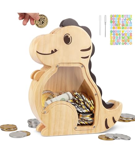 Summidate Grote houten spaarpot voor kinderen en volwassenen, alfabetten letter A-Z spaarpot voor jongens meisjes, munten rekeningen veranderen bank box gepersonaliseerde initiële naam kinderen geld Summidate Grote houten spaarpot voor kinderen en volwassenen, alfabetten letter A-Z spaarpot voor jongens meisjes, munten rekeningen veranderen bank box gepersonaliseerde initiële naam kinderen geld