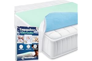BestZings - Empapadores Cama Adultos Lavables - Protector colchon 90 - Empapadores 60x90 - Pipi Stop - Cambiador desechable Bebe - Protector colchon Impermeable - Salvacamas (con alas 90x85 Pack 1)