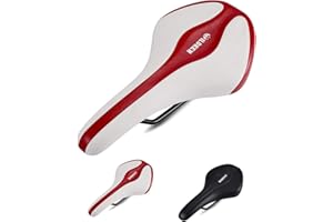 Asvert Sella per Bicicletta in Gel per Uomo Donna, Sella per Bici da Mountain Bike, Sella MTB Comfort, Sedile Bicicletta Ergonomica Impermeabile per City Bike/Bicicletta da Strada/Ciclismo/Corsa