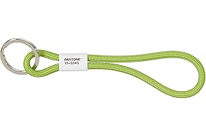 COPENHAGEN DESIGN Pantone Design-Schlüsselband Key Chain short | Schlüsselanhänger robust und farbenfroh | kurz |green 15-0343| grün, 18