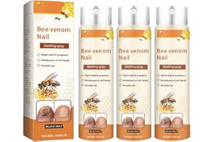 PUKMQU Cvreoz Bienengift Nagel-Reparatur Spray, Cvreoz Bienengift Spray, Nagelwachstums- Und Reparaturserum, Mit Schnell Einziehender Formel Und Hydratisierung, Für Finger Und Zehen (3PCS)