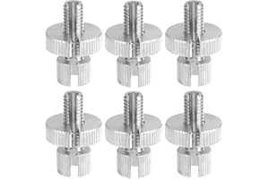 X AUTOHAUX 6 Pcs M8 Frein Embrayage Câble Ligne Régulateur Vis Argenté