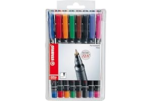 ‎STABILO Folienstift - STABILO OHPen universal - permanent fein - 8er Pack - mit 8 verschiedenen Farben