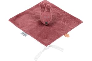 Nattou Poster con Cornice, Coniglietto e Ippopotamo, Circa 40 x 30 cm, Susie e Bonnie, Bianco/Rosa/Marrone