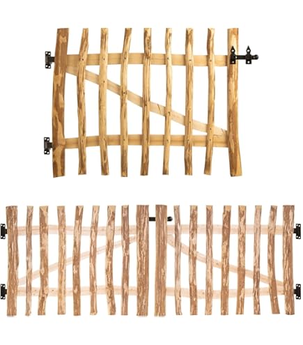 Portail De Jardin En Bois De Pin Imprégné 100x75 Cm Comfortxl 94685802