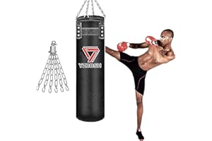 YZBBSH Sacco Da Boxe Bambini Adulto Pelle Sacchi Pugilato Per Marziali Mma Sacchi Pugilato Kick Boxing Muay Thai Sacco Di Sabbia 80cm,100cm,120cm,140cm,160cm,180cm (nessun Riempitivo)
