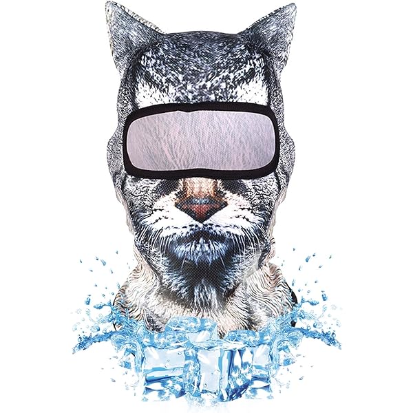 Cagoule De Ski 3D Pour Chat Avec Oreilles Pour Bar, Festivals De Musique, Fête, Raves, Ski, Halloween, Activités De Plein Air, B, Taille Unique