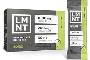 DRINK LMNT LMNT Keto Electrolyte Powder Packets | Paleo Hydration Powder | No Sugar, No Artificial Ingredients | Citrus Salt | 30 Stick Packs