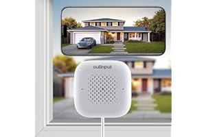 Outinput 3MP 2K Indoor Window Camera - 2.4GHz & 5GHz WiFi Window Cameras for Home Security Looking Outside with AI Color Night Vision, Person & Motion Detection, Anti-Glare, Anti-Reflection