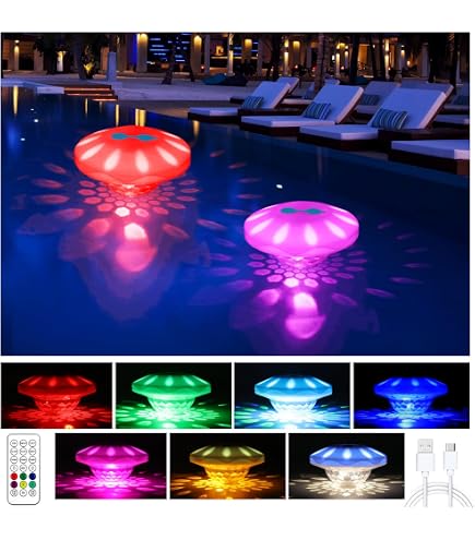 Lampes solaires pour piscine, lumières décoratives pour clôture de piscine extérieure, paquet de Lampes solaires pour piscine, lumières décoratives pour clôture de piscine extérieure, paquet de