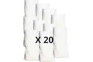 Gecosac 20 murarpåsar 55 kg, PP 55 x 95 cm, för byggavfall, trädgård
