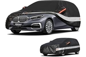 Holthly Bache Voiture Exterieur pour BMW Serie 1 (2004-2025) Housse à 10 Couche, 100% Imperméable, Protection écran Solaire, Anti-UV et Anti Rayures