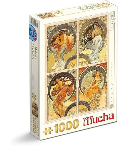 Puzzle - Alphonse Mucha - Zodiac - 1000 Pièces - Pomegranate