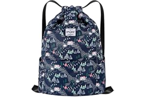 HAWEE Étanche Sac à Dos à Cordon Grand Sacs de Sport à Cordon de Serrage Sac à Dos Unisexe pour Femme Hommes Voyage Vie Quotidienne Plein Air Yoga Plage Natation