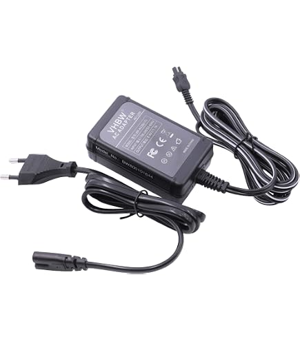 Vhbw Caricabatterie USB Da Viaggio Per Batterie Sony DCR-IP7E, DCR-IP45 E Simili - Stazione Di Ricarica Con Cavo Micro-USB E LED Di Stato