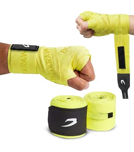 Ensemble Bandage De Boxe Extensible VL-B + Gel De Protection NG-2 - Pour Boxe, MMA, Arts Martiaux