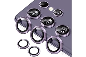 ToVioc Kamera Schutzfolie Kompatibel mit Samsung Galaxy S24 Ultra 5G, [Anti-Kratzfest] [HD] [Keine Blasen] Linseschutzfolie für Samsung Galaxy S24 Ultra 5G - Lila