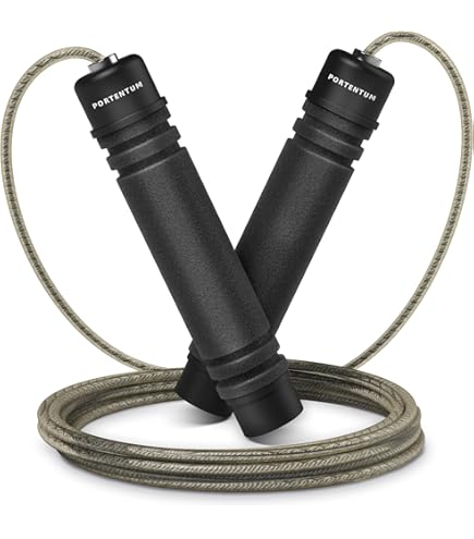 Corda Senza Filo Alfa Accessories Corda Per Saltare Regolabile - Maniglia Per Esercizio Fitness, Boxe, CrossFit, Adulti, Con Lunghezza E Velocità Regolabili Maniglia Corda Salto Regolabile - Foto 3