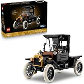 LEGO Icons Ford Model T 11376 - Yetişkinler i&ccedil;in A&ccedil;ılan Kumaş Tavan, İki Par&ccedil;alı &Ouml;n Cam ve Tek Yolcu Kapısı İ&ccedil;eren Klasik Yar