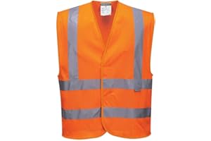 Portwest Gilet HV maille, Couleur: Orange, Taille: 4X/5X, C370ORR4X/5X