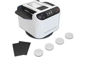 CUIYKAI Mélangeurs de Cartes et distributeurs automatiques 2 en 1,Distributeur de Cartes Rotatif 360 °avec Télécommande sans Fil,pour Le Poker,Le Blackjack(Blanc)