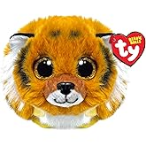 TY Clawsby Tiger Beanie Ball 7cm - Quetschbare Beanie Baby Weiche Pluschtiere - Sammelbares Kuscheliges Stofftier
