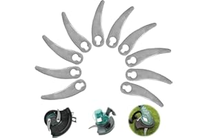 FePen Lame en Metal Coupe Bordure 12 pcs, Lames De Rechange En Métal, Lames De Tondeuse De Rechange En Métal, Durables Et Tranchantes, Adaptées Au Désherbage Du Jardin Et De La Pelouse (B)