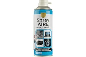 ETREXONLINE Spray de Aire Comprimido, Eliminación de Polvo, Perfecto para Limpieza de Teclados, Ordenador, Impresoras y Otros Equipos Eléctricos 400ml - 1 Unidad