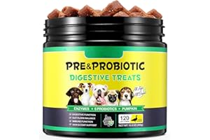 REBODUM Probiotici per Cani 120P – Integratore Naturale Avanzato per la Salute Intestinale dei Canis – Migliora la Digestione, Rafforza il Sistema Immunitario– Probiotici per Cani di Tutte le Taglie e Età