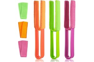 VPB 6Pièces Brosse de Nettoyage pour Stores Vénitiens,Brosse Stores Avec Manchons Amovibles en Microfibre Lavables Vénitiens pour Le Nettoyage Des Fenêtres et Des Climatiseurs- Venetian Wet Dry