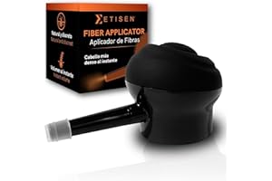 ETISEN Aplicador Fibras Capilares – Boquilla Pulverizadora para Microfibras, Spray Preciso para Disimular Calvicie y Cabello Fino, Compatible con Botes de Fibras de Keratina, Difusor Profesional