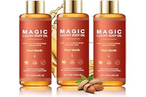 COZCZYEQCO Body Oil,3PCS Magic Body Oil,100% Puro y Natural,Reafirma e hidrata la piel,Revitaliza la Piel,Prevención de Estrías,Aceite corporal apretado-200ML (E, A)