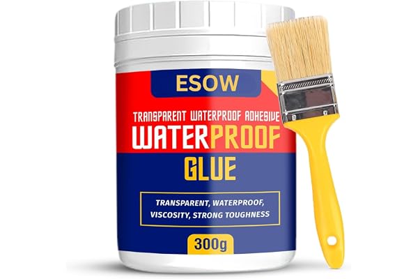 ESOW Crack Seal Glue For Roof Leakage Crack Seal Agent Roof Water Leakage Solution Water Proof and Transparent Glue Waterproofing For Pipe Wall Tiles Waterproof (300ML) (Pack of 1) (Pack of 1)